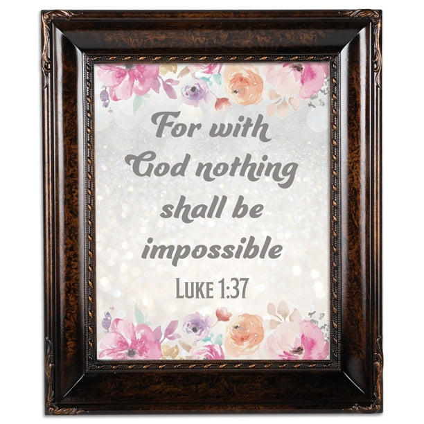 God's Plan For Your Life Amber 8 x 10 Rope Trim Wall And Tabletop Photo Photo Frame 
